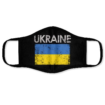 Discover Ukraine Ukrainian Flag Pride Face Masks