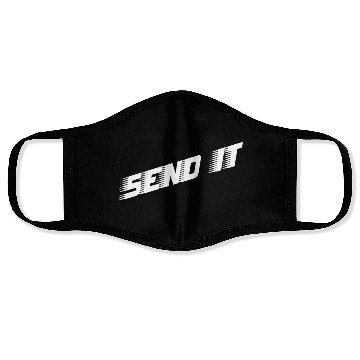 Discover Dirt Bike Send It Motocross Face Masks