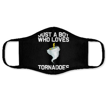 Discover Tornado For Hurricane Weather Chaser Face Masks