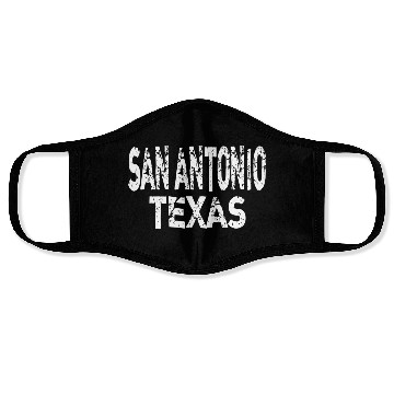 Discover San Antonio Texas Distressed Face Masks