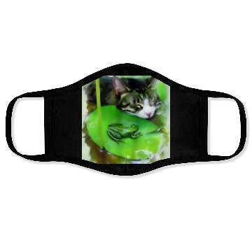 Discover Unlikely Friends - Cat and Frog Face Masks