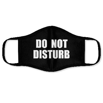 Discover Do Not Disturb - Airplane Airport Train Subway Face Masks
