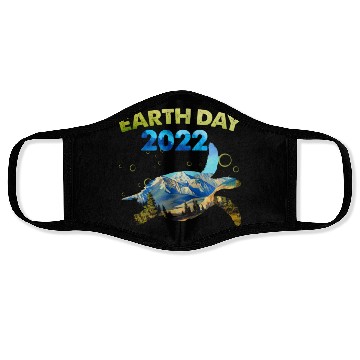 Discover Sea Turtle Earth Day Everyday 2022 Planet World Face Masks
