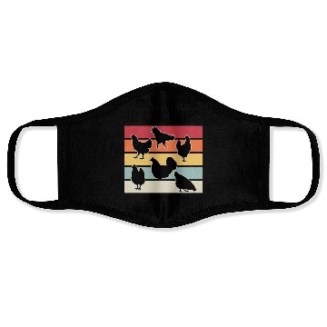 Discover Funny I Only Wanted 10 Chickens Face Masks