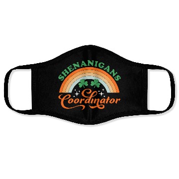 Discover Shenanigans Coordinator Teacher St Patrick'S Day Face Masks
