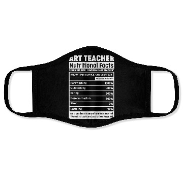 Discover Art Teacher Squad Team Professional Nutritional Fa Face Masks