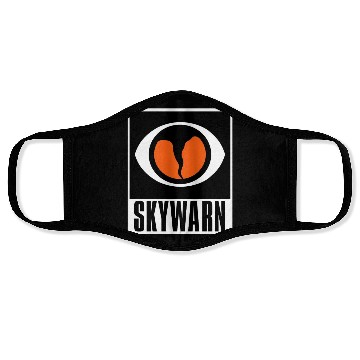 Discover ywarn Storm Spotter Logo Face Masks