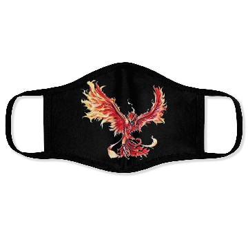 Discover Phoenix From The Ashes Mythical Fire Bird Phoenix Face Masks