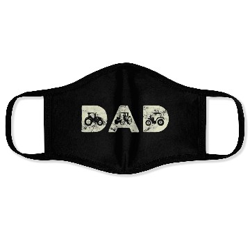 Discover Mens Tractor Dad Farming Father Farm Lover Farmer Face Masks