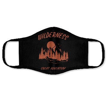 Discover Wilderness Great Adventure Face Masks
