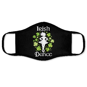 Discover Irish Dance - Irish Dancer Ceili Reel Dance Face Masks