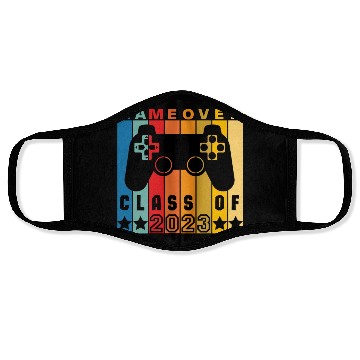 Discover Game Over Class Of 2023 Face Masks