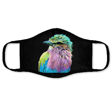 Discover Bird colored colorful bird lover Face Masks