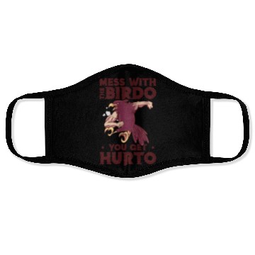 Discover Bird Cartoon Birdwatching Bird Owner Face Masks