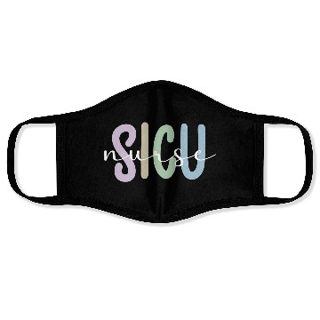 Discover Sicu Nurse Appreciation Surgical Intensive Care Face Masks