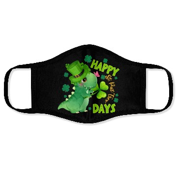 Discover St Patric Day Dinosaur Dino Saurus Irish Face Masks