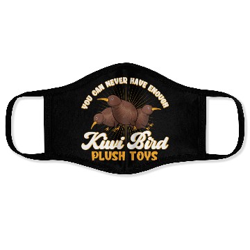 Discover Bird Lover New Zealand Kiwi Bird Face Masks