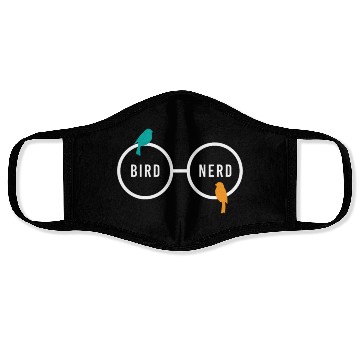 Discover Bird Nerd Bird Watching Ornitology Face Masks