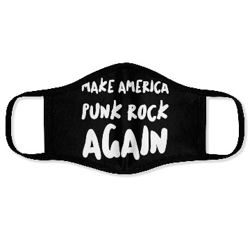 Discover Make America Punk Rock Again Dad Tattoos Punker Face Masks