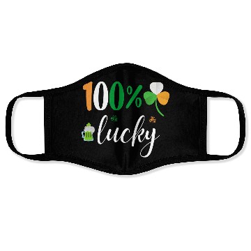 Discover Luck Of Irish St Patricks Day Face Masks
