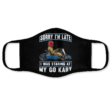 Discover Go Kart Karting Funny Face Masks