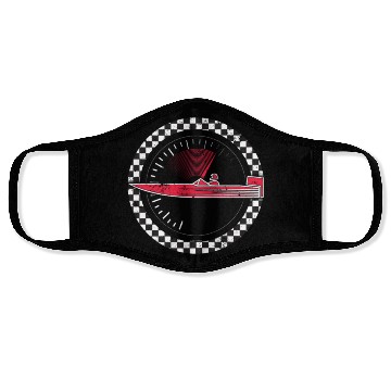 Discover Boat Racing Face Masks Love Speed Boat Racing