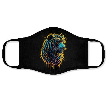 Discover Tiger Neon Face Masks