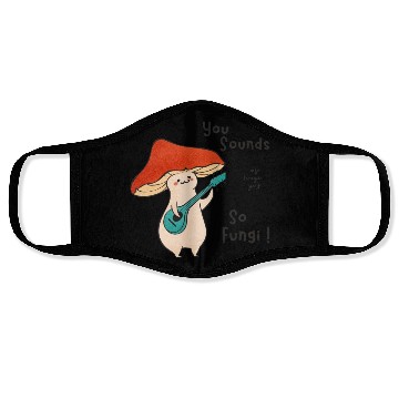 Discover funny mushroom farmer Face Masks