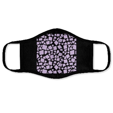 Discover Purple Geometry Pattern Face Masks