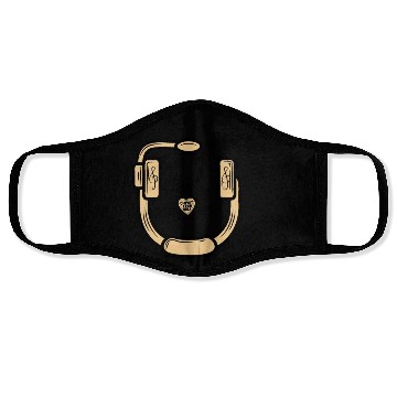 Discover Music And Cat Lover Graphic Face Masks