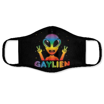Discover Gender Lesbian Gay Trans Queer Rainbow Face Masks