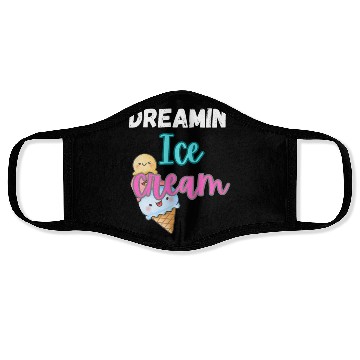 Discover Dreamin' Ice Cream Summer Design Face Masks