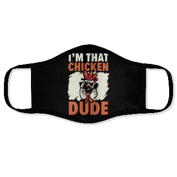 Discover Chicken Farmer Chicken Whisperer Farm Animal Face Masks