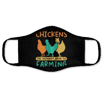 Discover Chicken Farmer Chicken Whisperer Farm Animal Face Masks
