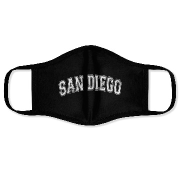 Discover San Diego I California State Face Masks