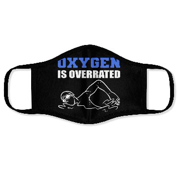 Discover Funny Swimming Pun Lifeguard Face Masks