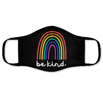 Discover Be Kind Rainbow - Happy Kindness Face Masks