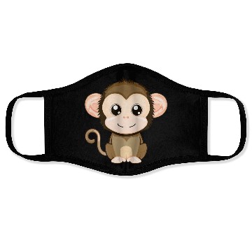 Discover Cute, Joyful Monkey - Kawaii Style Face Masks