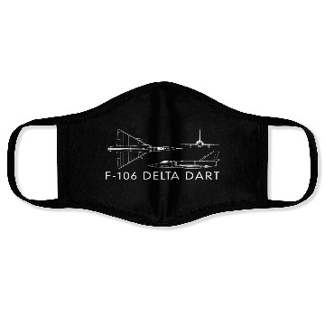 Discover F-106 Delta Dart Interceptor Fighter Plane Face Masks