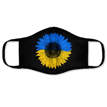 Discover Ukraine Flag Sunflower Ukrainian Flag Face Masks