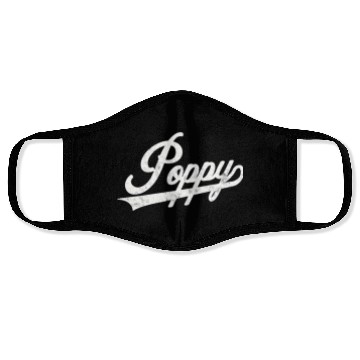 Discover Poppy Style Fatherâ€™S Day For Papa Grandpa Face Masks