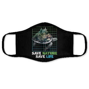 Discover Save Nature protected species Environment Face Masks