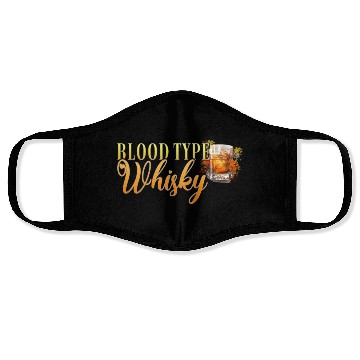 Discover Blood Type Whisky Cocktail for Bartender Face Masks