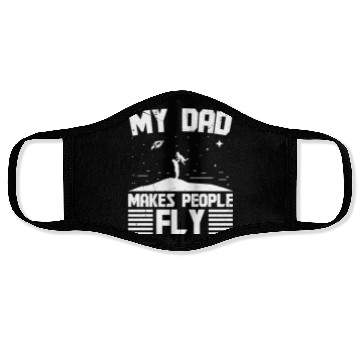 Discover Aerospace engineer my dad makes people fly rocket Face Masks