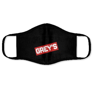 Discover EAT SLEEP GREY S REPEAT Face Masks