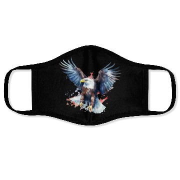Discover Eagle 4Th July Independent Day Face Masks