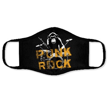 Discover MONKEY PUNK ROCK Face Masks