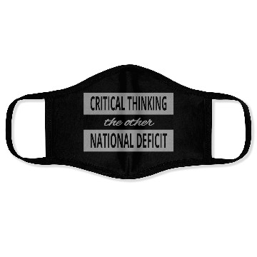 Discover Sarcastic Gifts Critical Thinking the Other Face Masks