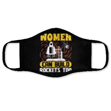 Discover Aerospace engineer women can build rockets too Face Masks
