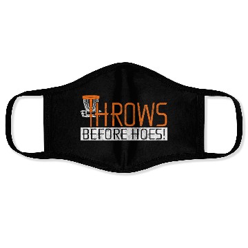 Discover Funny Throws Before Hoes Disc Golf Face Masks